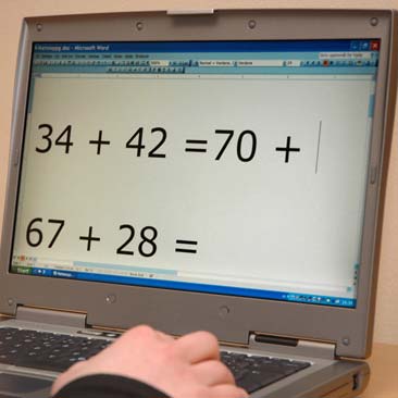 Matematikk på PC Forslag til hvordan svaksynte elever kan bruke PC i matematikk Hilde