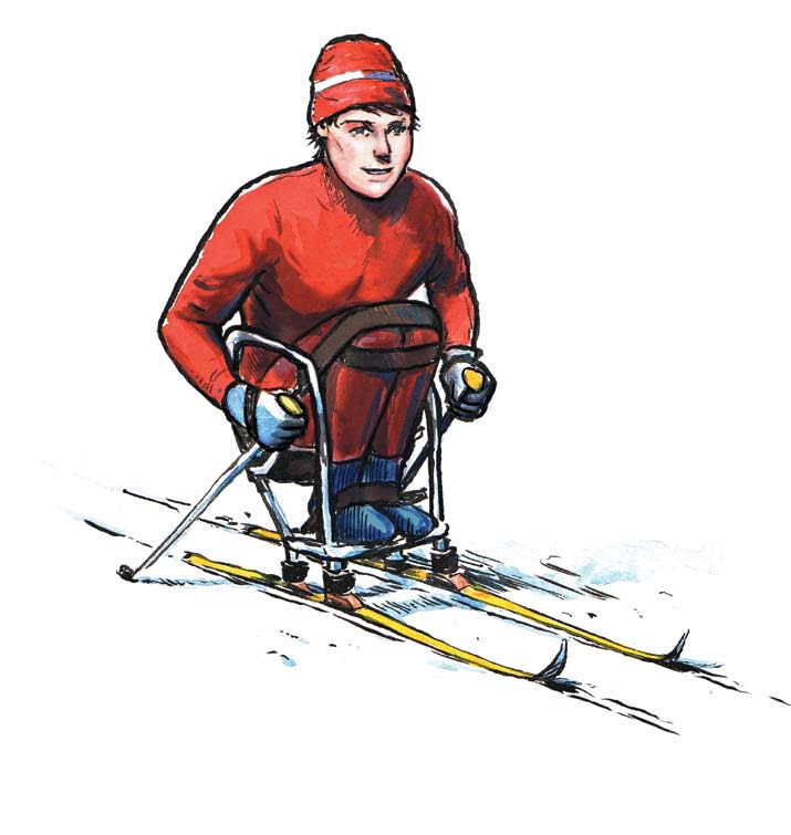 FUNKSJONSHEMMEDE Norges Skiforbund har ansvar for å tilrettelegge skiaktivitet for funksjonshemmede.