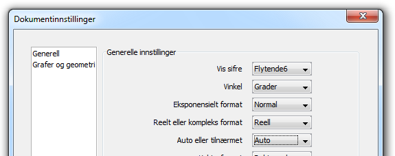 Skjermbildet består av en menylinje, en verktøylinje og et oppgaveark.