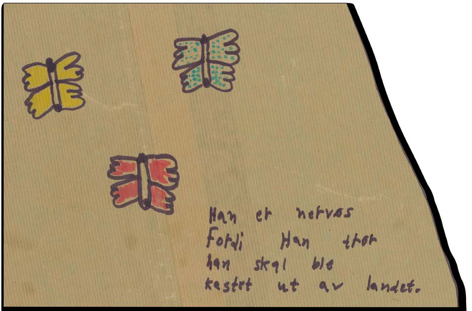 En alvorlig stor melding 42 Fra barn som søker asyl i Norge 2012-2013 Retur Når man har fått endelig avslag på asylsøknaden sin, har man ikke lov til å være i Norge og må forlate landet og returnere