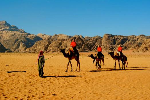 På søndagen var det jeepsafari og kamelriding som stod for tur.