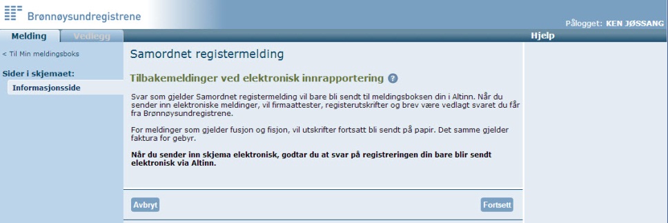 vil ligge med tilbakemeldingene for de enkelte innsendingene som PDFdokumenter.