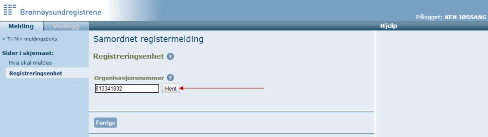 Når en person har fått tildelt denne retten, vil vedkommende kunne signere elektroniske meldinger på vegne av den enheten eller foretaket der rettigheten er gitt.