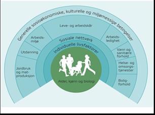 Regional plan for folkehelse 2014-2025 Hordaland fylkeskommune 10 Vegval og mål Innretting av planen Satsingsområda i regional plan for folkehelse knyt seg mot dei nasjonale måla for