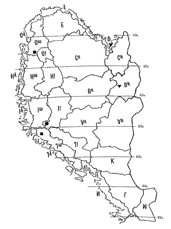 6 Det eine forsøksfeltet, planta våren 1992, ligg i Hogganvik (59º29 N, 5º56 A, 110 m o.h.) i Vindafjord kommune, på skogsmark med svært høg granbonitet som haller mot sørvest.