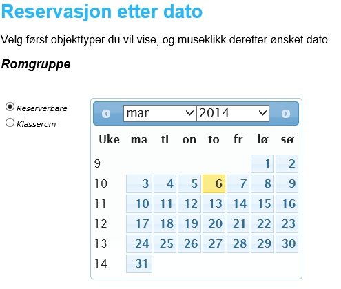 - 5 heller ikke noen valg for det her. Således er Gjøremål, Kalendergruppe og Kalendertype grået ut og ikke mulig å velge.