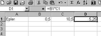 Innføring i OOcalc Side 3 Autosummer Denne knappen kan du bruke dersom du skal summere celler. Gå til den cellen du vil ha svaret i, og trykk på denne knappen. Marker så hvilke celler du vil summere.