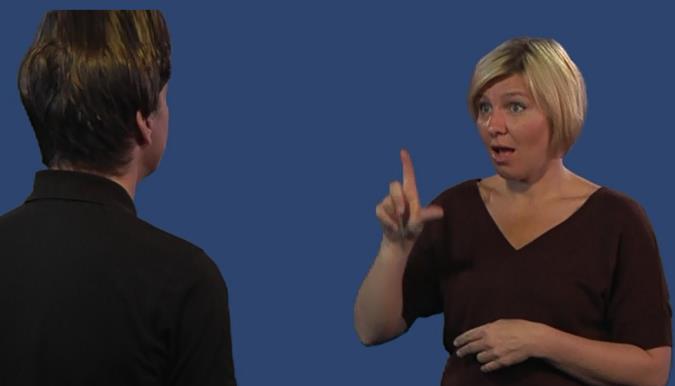 Tests in Norwegian sign language DVD with sample tests for the