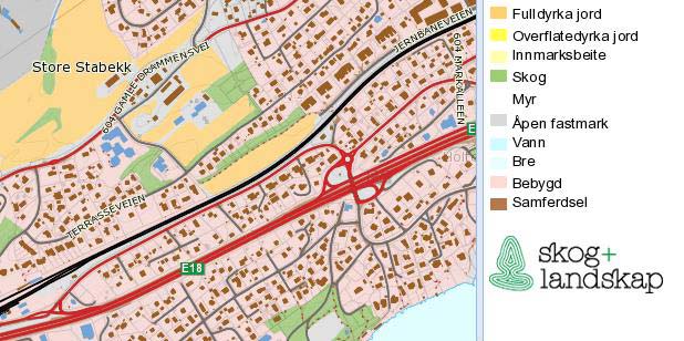 E18-korridoren Lysaker Slependen. Kommunedelplan med KU. Temarapport ikke-prissatte konsekvenser 191 Driftsfasen: opprette rensebasseng for vegavrenning. Vaskevann fra tunneler skal renses.