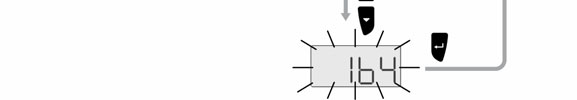 2 Trykk Opp/Ned tastene for å bla til låsefunksjonen. 3 Trykk Enter for å vise menypunktet, Lock. 4 Trykk Enter tasten en gang til for å vise nåværende retning. Tallet blinker.