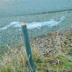 Sørg derfor for at krana blir liggende innenfor eiendomsgrensen, gjerde eller hekk.