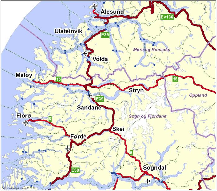 Planprogram - E39 Flytebruløsning mellom Hareid og Sula 13 3.