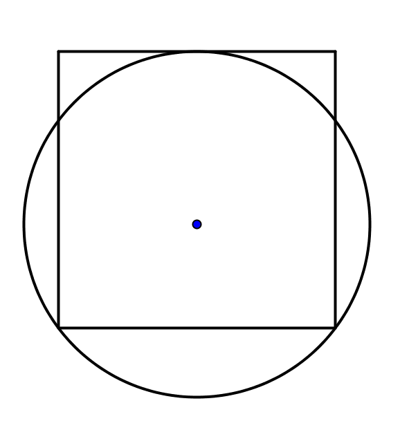 Oppgave 20 (1,5 poeng) Kvadratet har side 4. Regn ut radius i sirkelen med sentrum i S.
