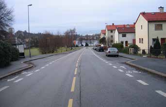 Hagerups vei Her er det bygget fartshumper og farten er satt ned til 40 km/t, samt bygget sykkelfelt mellom Vilhelm Bjerknes vei og Nattlandsveien.