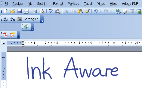 Bruk av Ink Aware Hva er Ink Aware - blekkprogram?