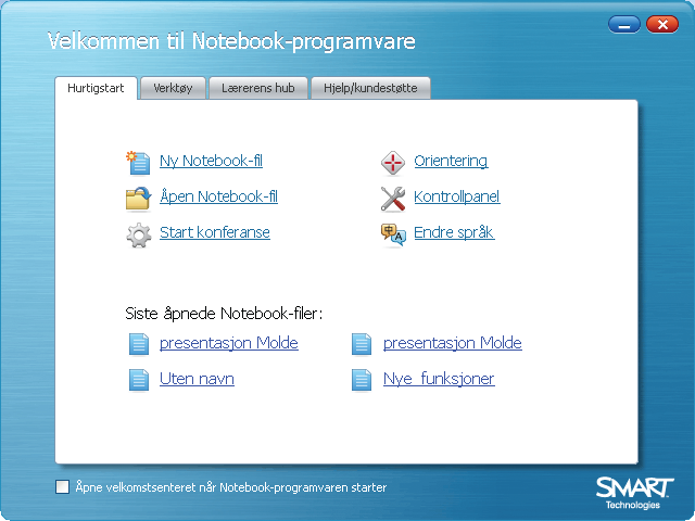 SMART Notebook programvare SMART Notebook: Tavle- og presentasjonsverktøy Hva er SMART Notebook?