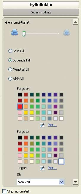 fylleffekter Du har mange valg når du