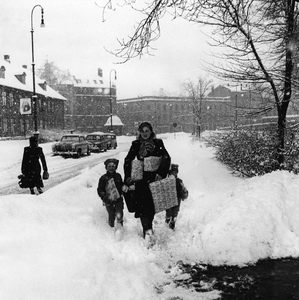 Julemotiv fra 1954 funnet blant materiale fra Norges