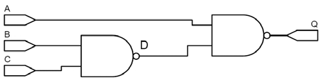 Figur 1-11: Absoluttkrets, moduler Oppgave 8 Kritisk sti angir den lengste veien et signal teoretisk må forplante seg gjennom en krets. Merk at lengden måles i tid.
