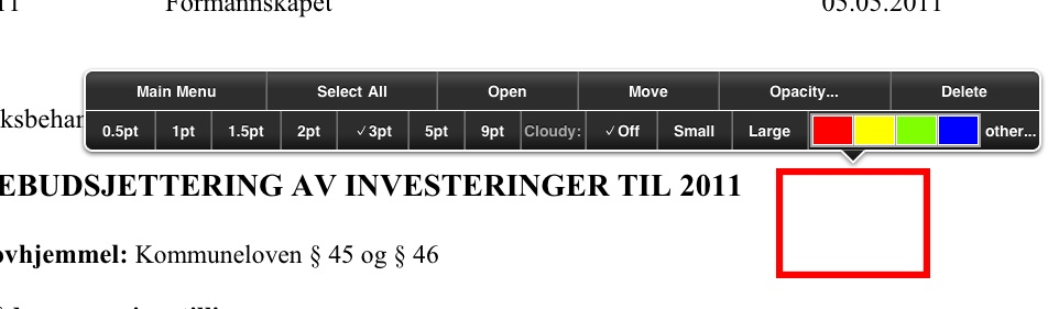 10-13. Brukes til å få opp figurer som "knappene" viser. De kan endres i størrelse og form ved å dra i de med fingrene.