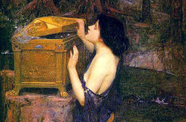 Maleri av J.W Waterhouse O Dowd 1988.