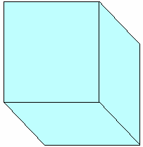 Oppgave 118 (Geometri, -95) L5 Bildet viser en terning.