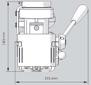 Motor 800 W Rotasjonsretning CW Luftforbruk 00 ltr/min Friksjonsclutch --- Slaglengde 9 mm Dreiemoment ---
