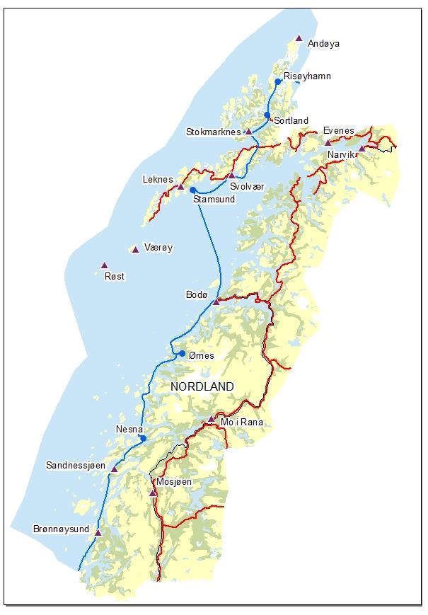 ØKENDE TRAFIKKLEKKASJE TIL DE STORE FLYPLASSENE EVENES ET REELT ALTERNATIV FOR MANGE Km Kjøretid