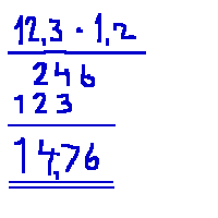 Tallregning side 14 Multiplikasjon med desimaltall Når det er desimaler i en av faktorene - eller kanskje i begge - er det bare én enkel regel du må lære deg: Når vi skal multiplisere