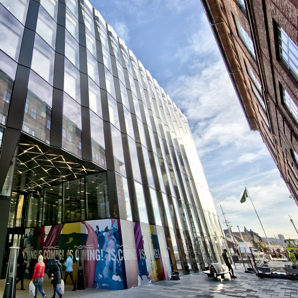 MUNKEDAMSVEIEN VIKA BRYGGETORGET HOLMENS GATE BRYGGEGATA TJUVHOLMEN FJORDALLÉEN