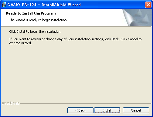 1. Installere programmet 7. Velg en av to følgende handlinger for å angi ønsket stasjon og mappe. Bruk av standardinnstillingene Klikk ganske enkelt [Next]-knappen.