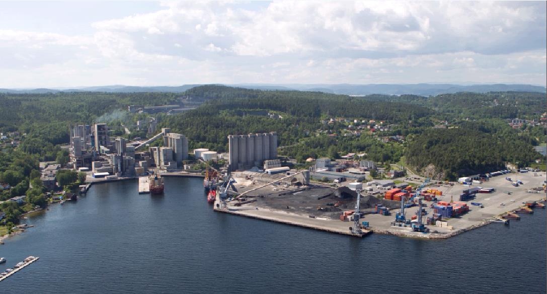 Logistikk- innseilingen til Brevik NOAHs kunder: Skandinavia/ Nord-Europa Anlegget designes for et årlig mottak på 750 000 tonn FA Forventer at 80 % av