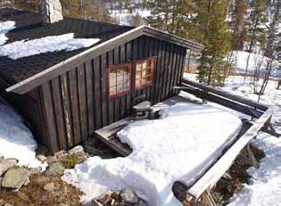 plass på hytta til Konrad Halvorsen og kona Trine- Lise Junge.