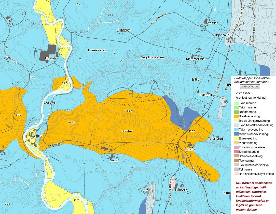 Planbeskrivelse for detaljregulering for del av Lyngås grustak - gjenvinningsstasjon 18 3.10 Teknisk infrastruktur 3.10.1 Vann og avløp Det er ikke offentlig VA-nett til planområdet i dag.