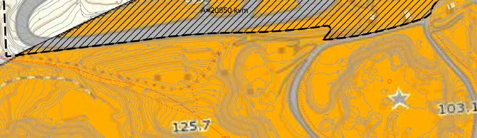 Franzefoss AS har gjort følgende vurdering/beregning: Det ble i 2011 foretatt grunnundersøkelser for kartlegge grunnvannstanden og dermed