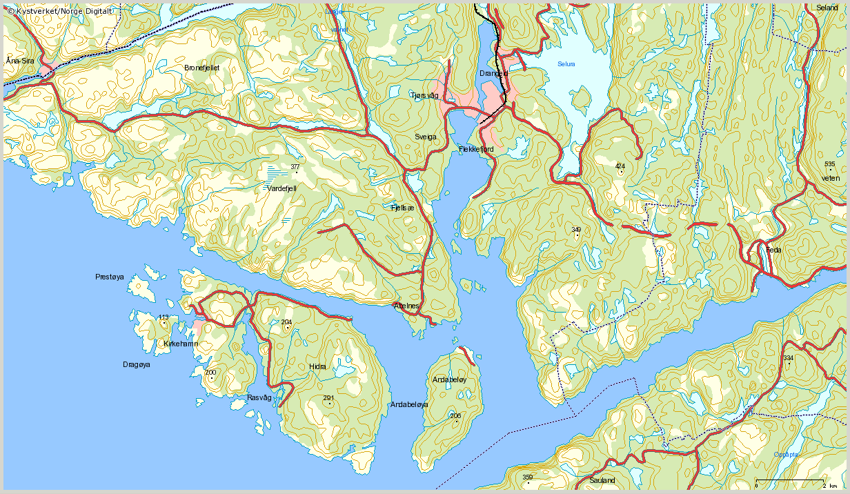 Natur- og kulturmiljø Naturmiljø Planområdet befinner seg nord på Andabeløy i