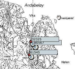 Det er også funnet en buttnakket øks av bergart,