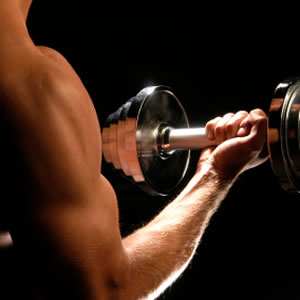 Trene muskler slik at man blir sterkere til åbære.