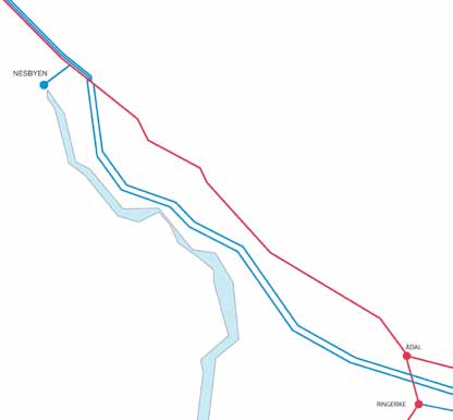 Kapittel 5 Sentralnett med høyere spenning gir alternative nettløsninger Fremtidens nett i Stor-Oslo Prosjektet anbefaler ytterligere en ny stasjon i området. Dette er Liåsen stasjon sørøst i Oslo.