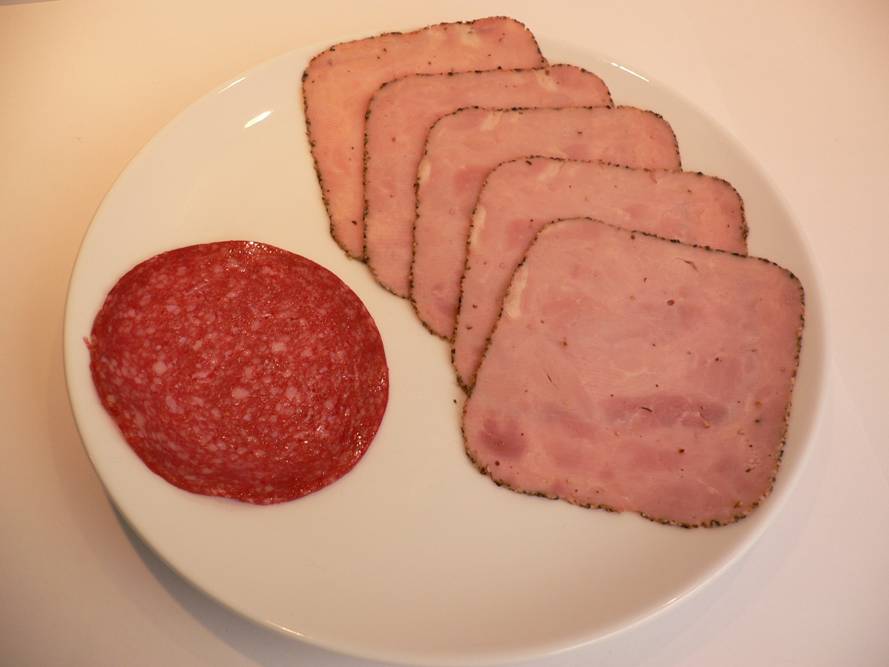 Dansk salami er et veldig energitett