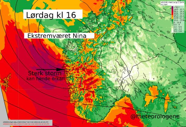 Nina Fredag kl. 06 Usikkerhet fredag kl.