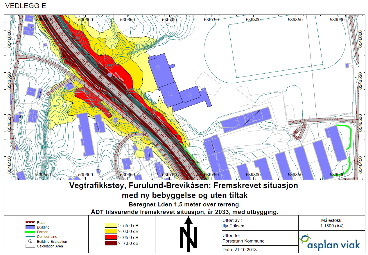 Vann, avløp og renovasjon Det ligger en kommunal VA ledning over bl.a. område UND1. Denne må legges om for å kunne etablere det nye oppvekstsenteret.