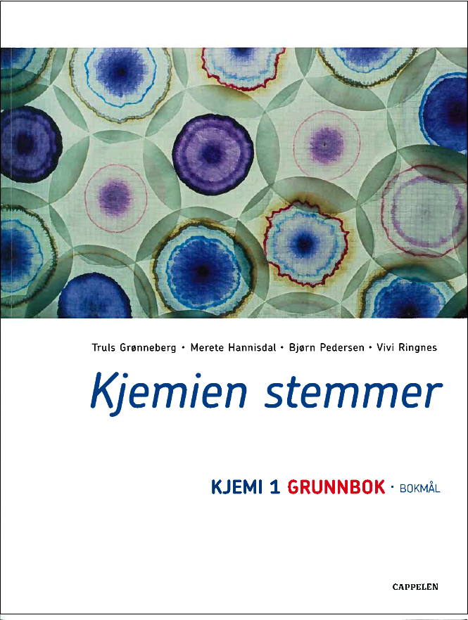 Introduksjon av tre norske lærebøker 47 Figur 11: Figuren viser framsiden av læreboken Kjemi 1 av Harald Brandt og Odd. T. Hushovd. Boken er beregnet for programfaget Kjemi 1. ulik.