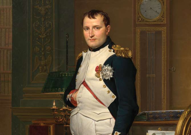 NAPOLEON BONAPARTE var en fransk militær og politisk leder som ved slutten av den franske revolusjon ble Frankrikes mektigste politiker, og som er husket for å ha startet en rekke kriger i Europa.