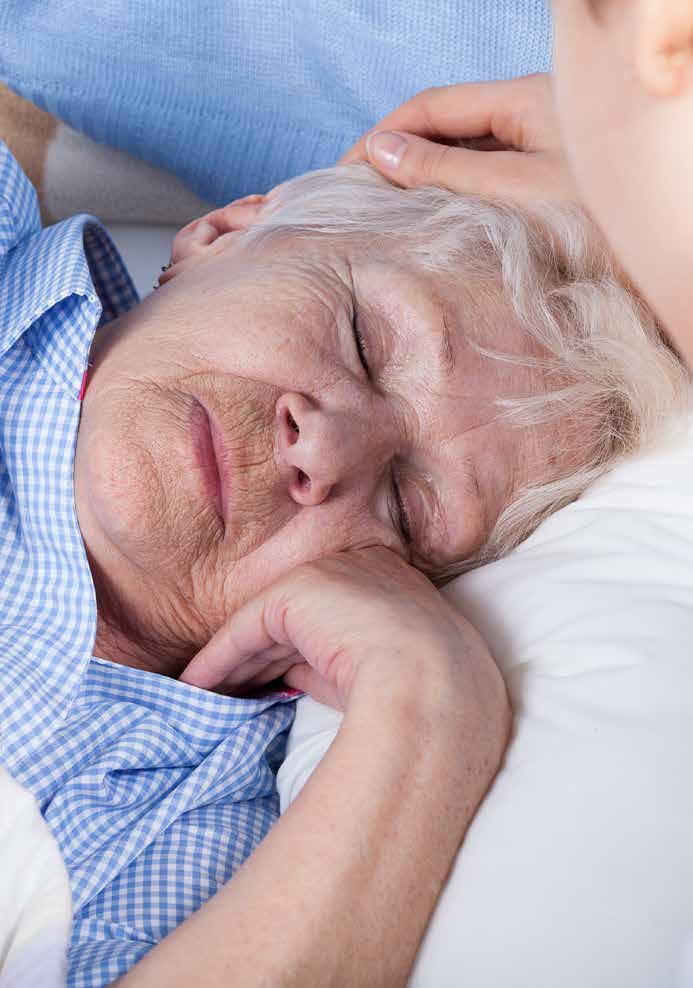 PÅ SYKEHUS: De fleste eldre i Norge dør på sykehjem eller