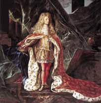 Maleri av Fredrik IV av Benolt de Coffre. I 1704 var Fredrik IV på besøk i distriktet og kom også ut på Merdø. Arendal ønsket å oppnå byprivilegier, og kongen med følge inspiserte området.