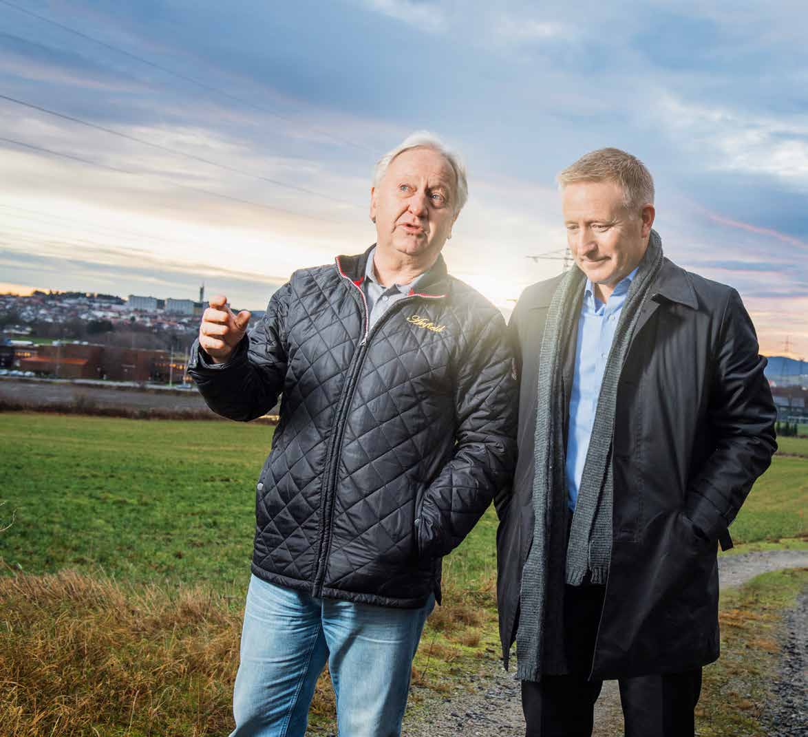 Administrerende direktør Harald Minge og ressursgruppeleder Egil Skjæveland er glade for at Stavanger kommune i framtiden vil inngå utbyggingsavtaler som vil gi lavere kostnader og høyere kvalitet.