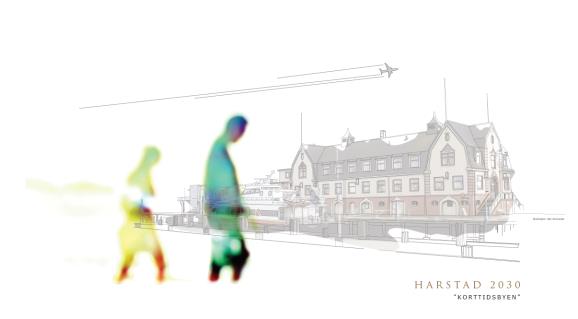 Utviklingstrekkene sammen med befolkningstall- og prognoser for Harstad, gjør det mulig å se tre fremtidsscenario for Harstad i 2030: Kortidsbyen, seniorbyen og kraftsenter.