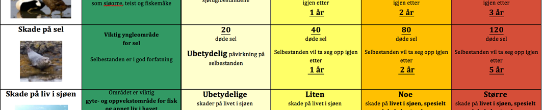 Selv om restitusjonstid er et relativt komplisert begrep, og tiden som er angitt i tabellen her er en klar forenkling, fikk vi tilbakemelding på at dette var informasjon respondentene synes er viktig.