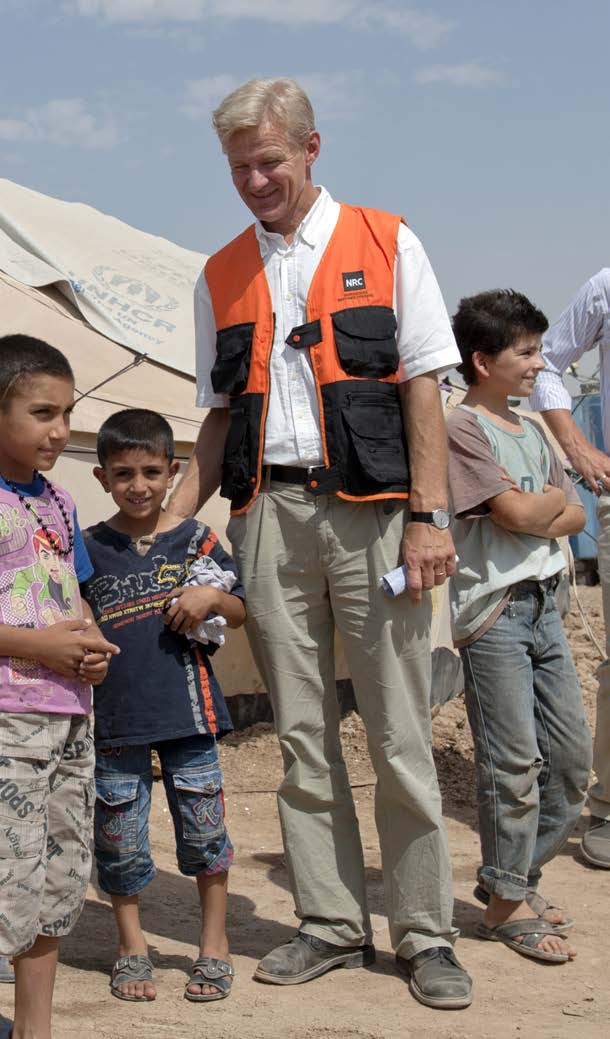 Aktuell Jan Egeland Ny generalsekretær i Flyktninghjelpen MERITTER Jan Egeland kom til Flyktninghjelpen fra jobben som Europadirektør i Human Rights Watch.